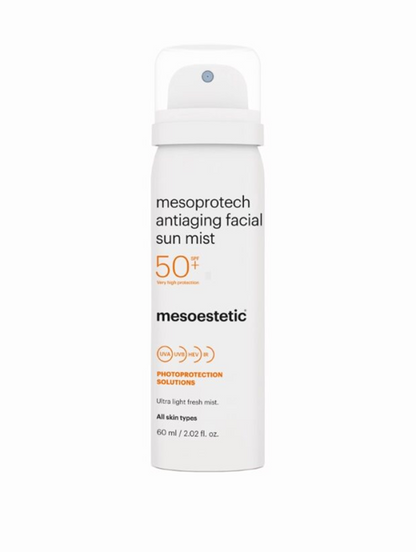 Mesoestetic mesoprotech antiaging facial sun mist50+spf