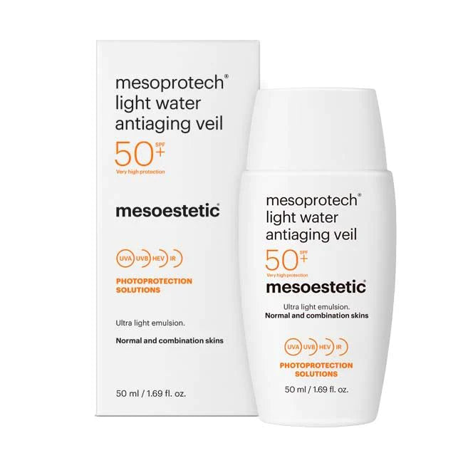 Mesoestetic mesoprotech light water antiaging veil 50+ spf 50